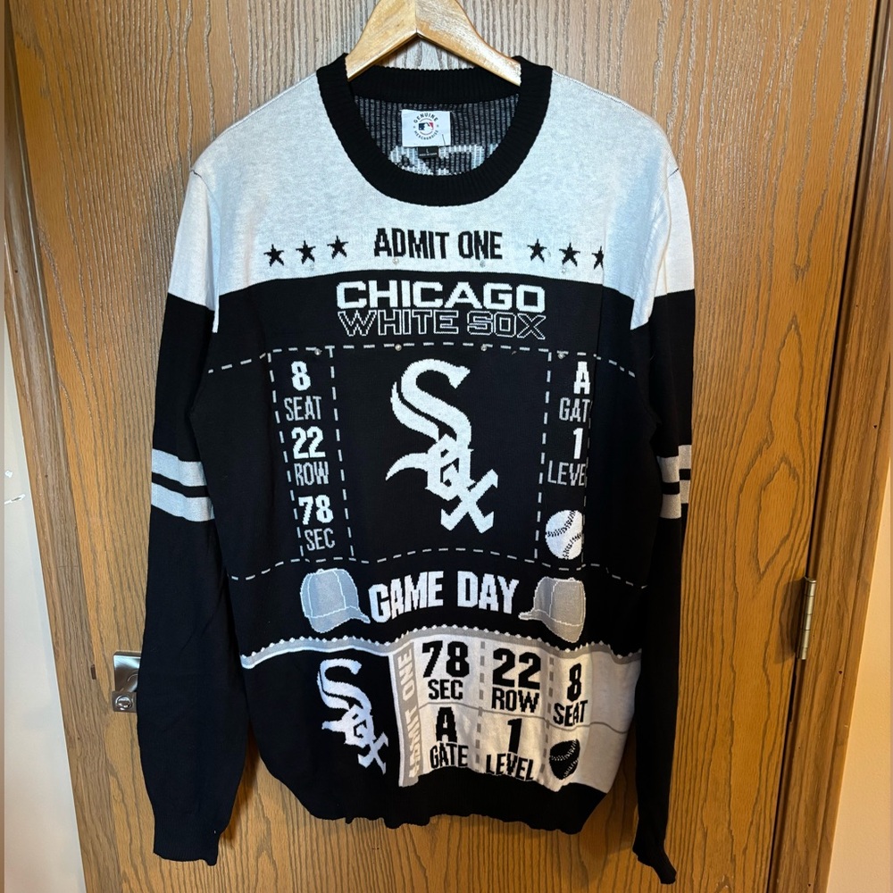 MLB Chicago White Sox Ugly Light Up Crewneck Sweater